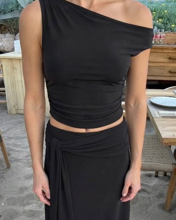 orīgamī top black